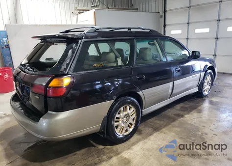 2002 Subaru Legacy Outback H6 3.0 Ll Bean from USA, damaged, VIN 4S3BH806327624616